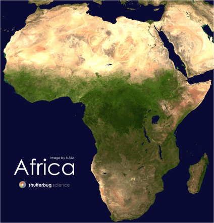 Shutterbug Science Africa Floor Puzzle Completed